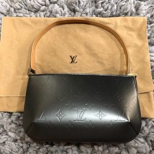 Louis Vuitton Matte Pewter Shoulder Fowler  bag
